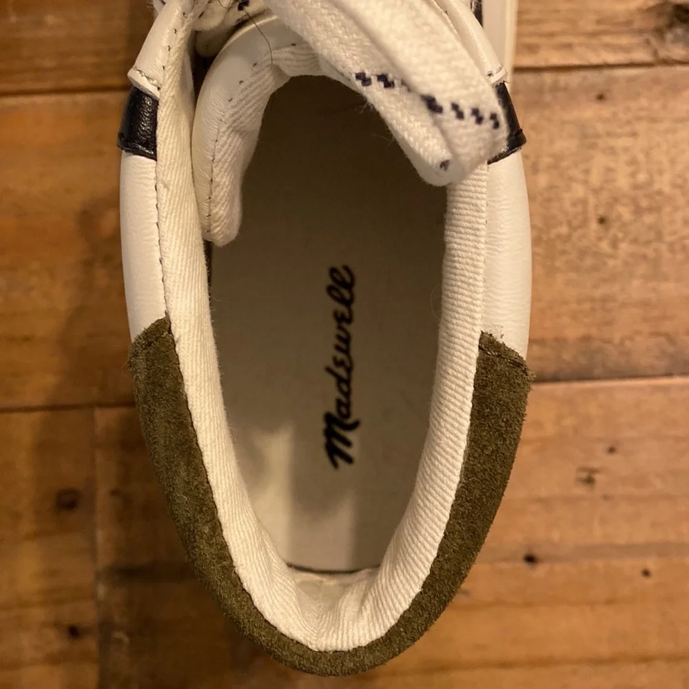 Madewell leather high tops, white, women’s 6.5 - Picture 4 of 5